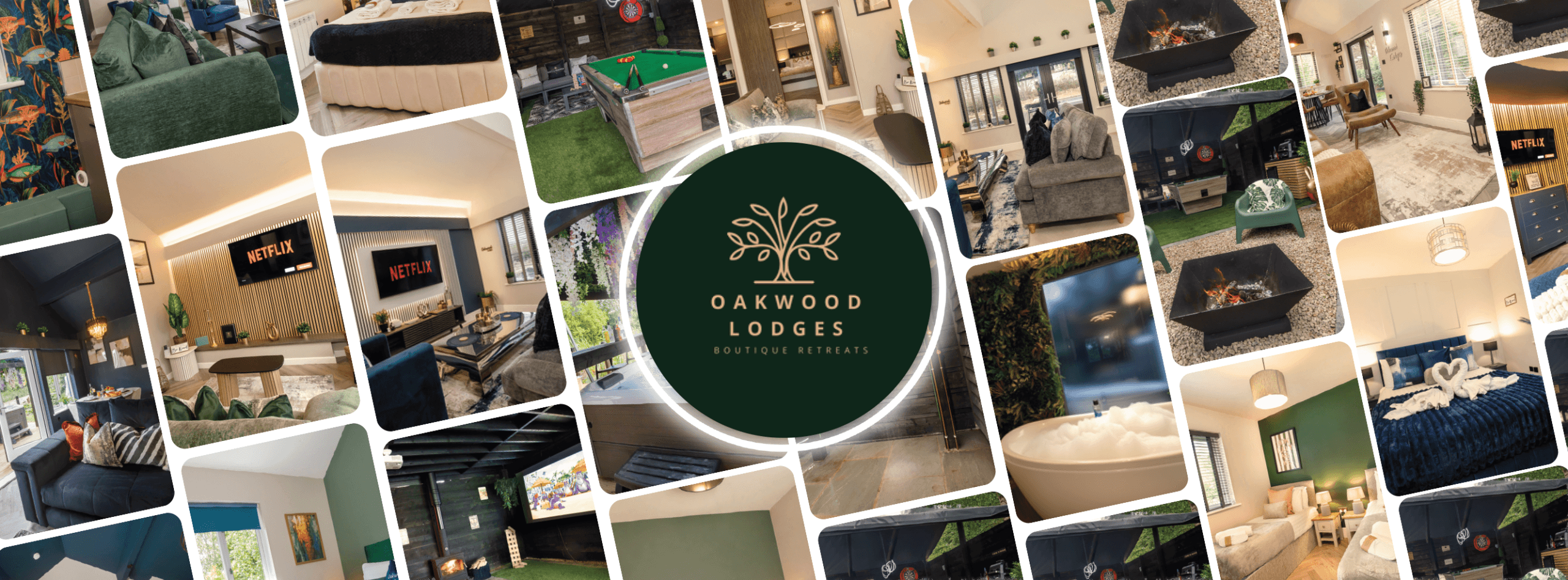 Oakwood Lodges woodland setting